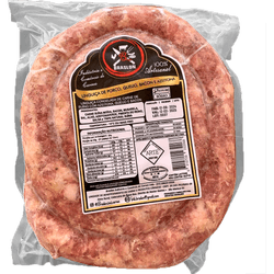 LINGUICA SUINA BRASLON QUEIJO, BACON E AZEITONA KG